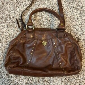 Lucky Brand Brown Leather Shoulder Bag